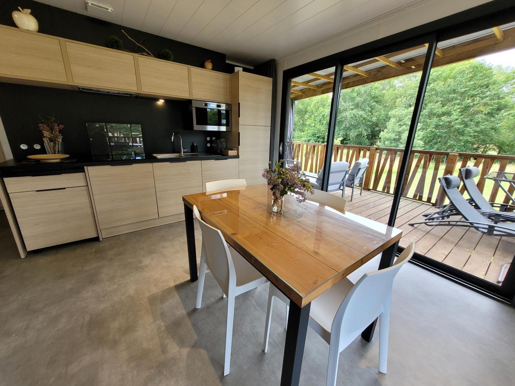 Les Chalets Du Moulin De Valade Condat-sur-Trincou Exterior foto